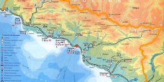 Карта России Краснодарский Край
